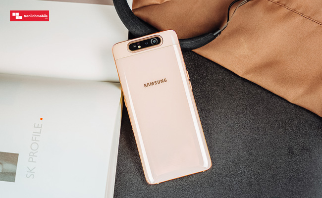 Khám phá Galaxy A80 Angel Gold đẹp tựa thiên thần, phái nữ thích mê