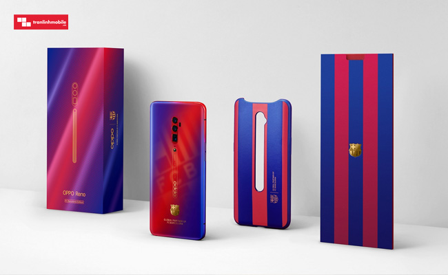 OPPO Reno 10x zoom ra mắt phiên bản FC Barcelona, giá 23 triệu