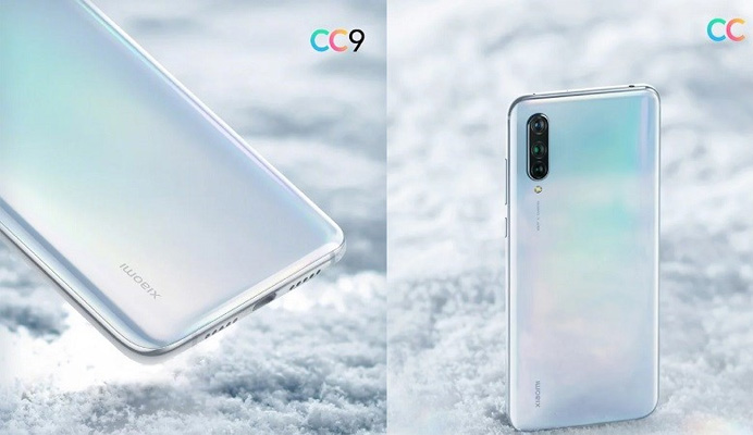 Xiaomi CC9 lộ diện phiên bản màu trắng đẹp mê hoặc