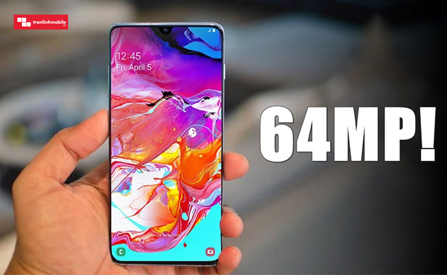 Galaxy A70S sẽ là smartphone đầu tiên có camera 64MP?