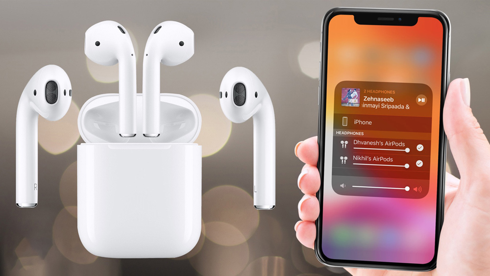 Cách phát nhạc từ 1 iPhone cho 2 Airpods