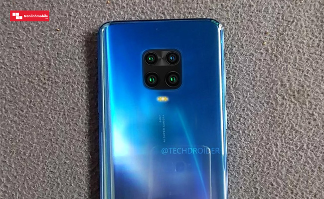 Redmi Note 9 lộ ảnh thực tế với cụm 4 camera vuông giống Huawei