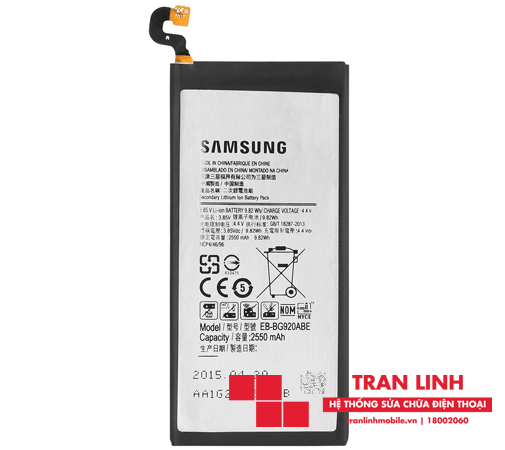 Thay pin Samsung Galaxy S6 G920