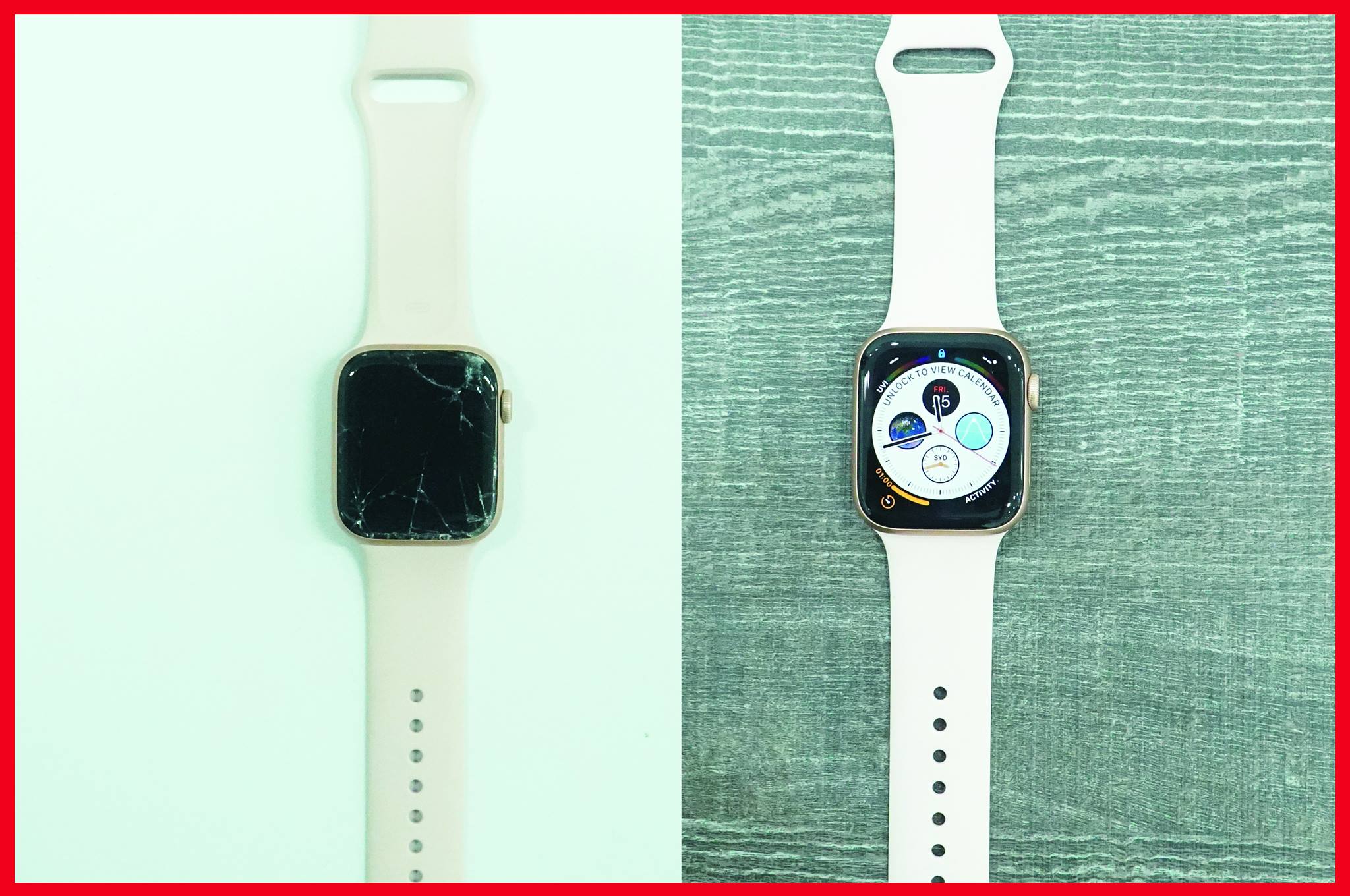 Thay mặt kính Apple Watch Series 4
