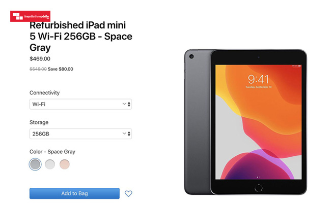 Apple bán iPad Air 2019 và iPad Mini 5 tân trang, giá giảm 15%