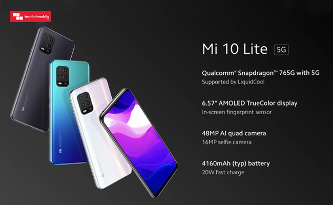Xiaomi Mi 10 Lite 5G ra mắt: Smartphone 5G tầm trung, giá 9 triệu