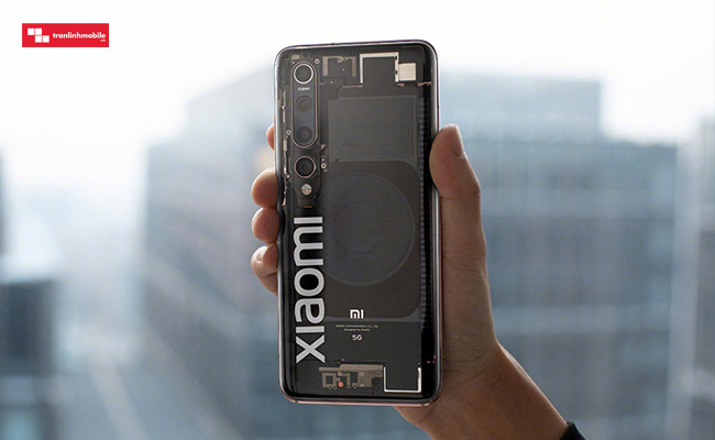 Ngắm nhìn mặt lưng trong suốt của Xiaomi Mi 10 Transparent Edition