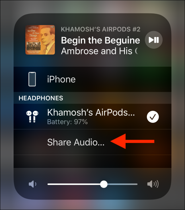 Cách phát nhạc từ 1 iPhone cho 2 Airpods