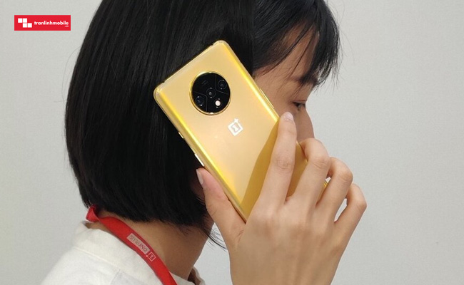 oneplus 7T màu vàng gold