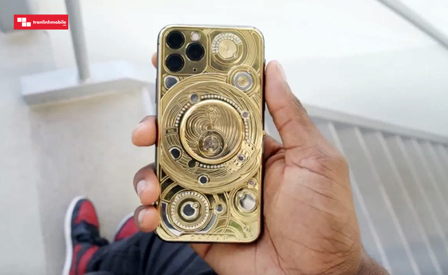 iphone đắt nhất thế giới dát vàng 24 carat 