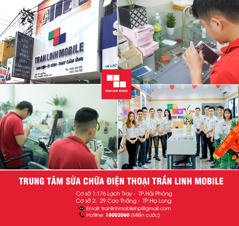 Trần Linh Mobile trung tâm ép kính điện thoại lấy ngay tại Hải Phòng