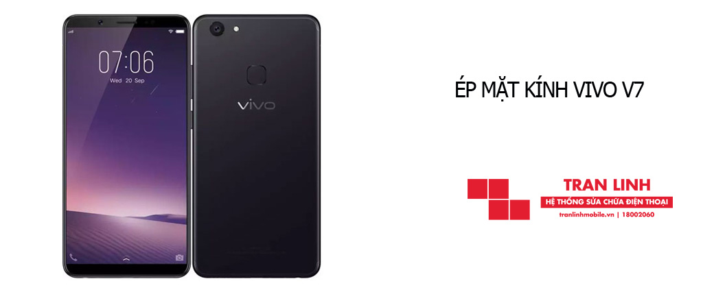 Khách hàng đều hài lòng khi ép mặt kính Vivo V7 tại Trần Linh Mobile