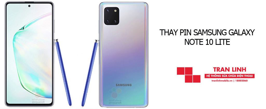Thay pin Samsung Galaxy Note 10 Lite​ chính hãng tại Hải Phòng