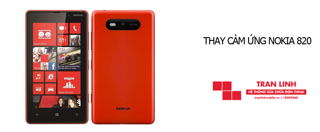 Quy trình thay cảm ứng Nokia 820 đạt chuẩn tại Trần Linh Mobile