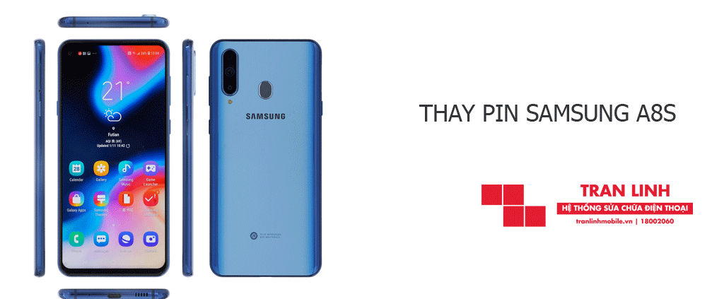 Thay Pin Samsung A8S