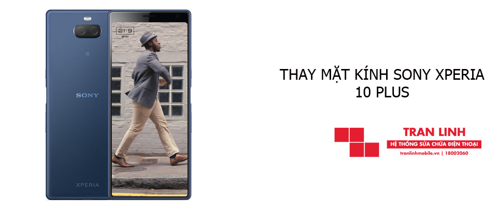 Thay mặt kính Sony Xperia 10 Plus