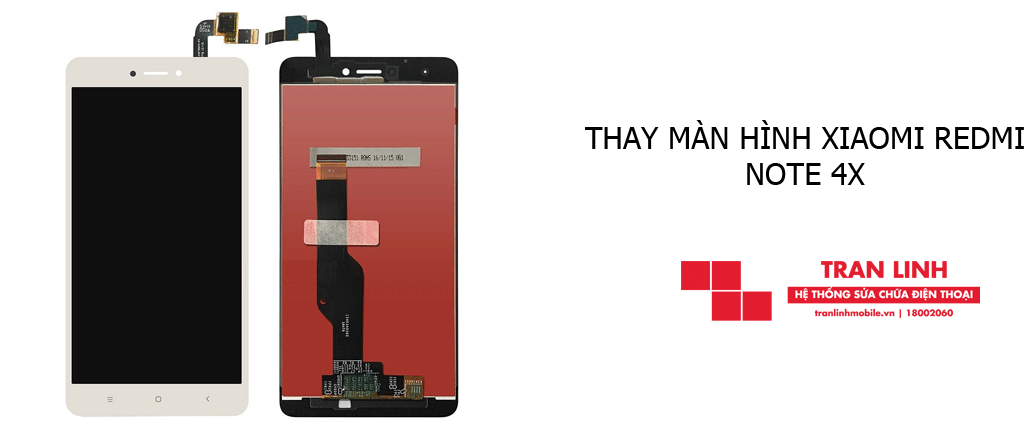 ép kính màn hình Xiaomi Redmi Note 4X