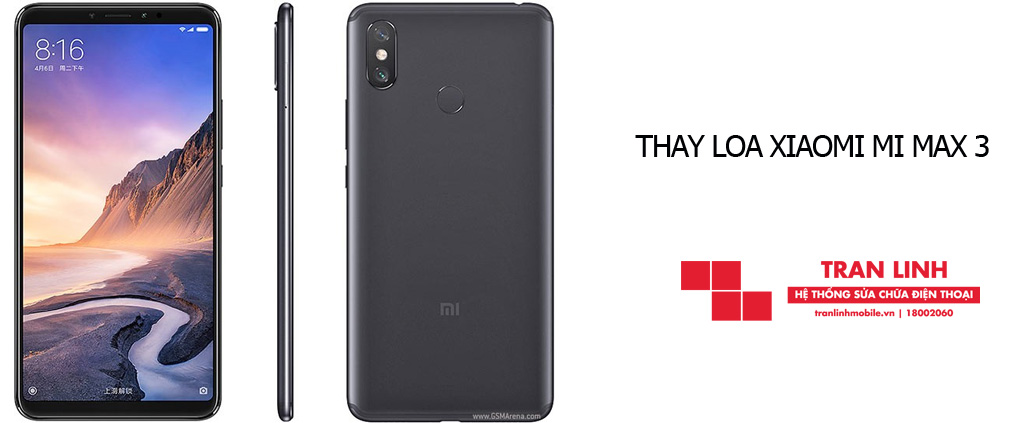 Dịch vụ thay loa Xiaomi Mi Max 3 chính hãng tại Hải Phòng