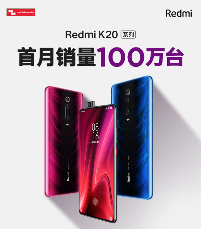 redmi k20 series bán 1 triệu chiếc trong 1 tháng